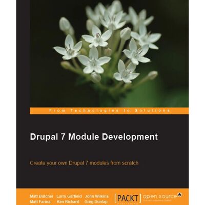 Packt Drupal 7 Développement de Modules - Livre d'occasion - Publicité Packt Drupal 7 Développement de Modules - Livre d'occasion - Publicité