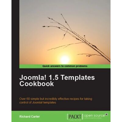 Packt Joomla! 1.5 Templates Cookbook - Manuel logiciel - Publicité Packt Joomla! 1.5 Templates Cookbook - Manuel logiciel - Publicité