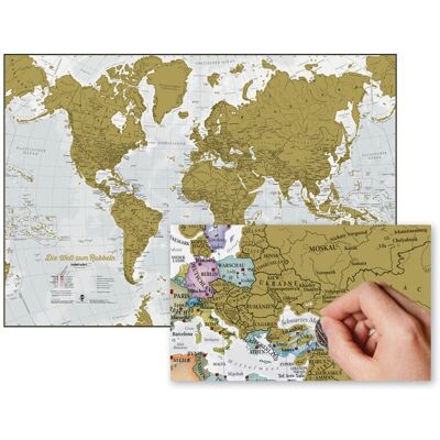 Maps International - Weltkarte zum Rubbeln - 84x59.4 cm Maps International - Weltkarte zum Rubbeln - 84x59.4 cm
