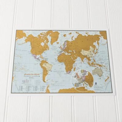 Maps International Scratch the World travel - 42 x 30 cm - Carte géographique - Publicité Maps International Scratch the World travel - 42 x 30 cm - Carte géographique - Publicité