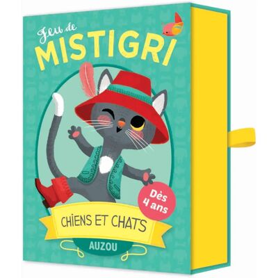 Auzou 9782733841754 Juego de Mesa - Perros y gatos - 39 cartas Auzou 9782733841754 Juego de Mesa - Perros y gatos - 39 cartas