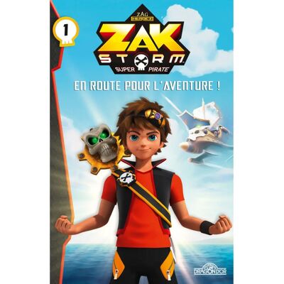 Zak Storm - Super Pirate - Livre d'aventure - Publicité Zak Storm - Super Pirate - Livre d'aventure - Publicité