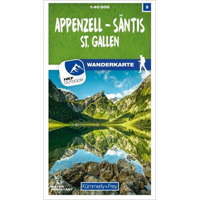 Kümmerly+Frey Karte - Appenzell, Säntis / St. Gallen - Landkarte Kümmerly+Frey Karte - Appenzell, Säntis / St. Gallen - Landkarte