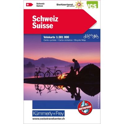 Kümmerly+Frey 18195434 Schweiz Karte - Fahrrad, Wasserfest Kümmerly+Frey 18195434 Schweiz Karte - Fahrrad, Wasserfest