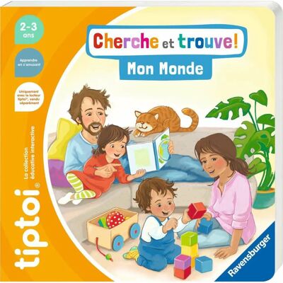 Ravensburger - Tiptoi Cherche Et Trouve Mon Monde - Éducatif - Jeu de société - Publicité Ravensburger - Tiptoi Cherche Et Trouve Mon Monde - Éducatif - Jeu de société - Publicité