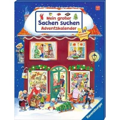 Calendrier de l'Avent Ravensburger 42142 - 24 livres en carton - Publicité Calendrier de l'Avent Ravensburger 42142 - 24 livres en carton - Publicité