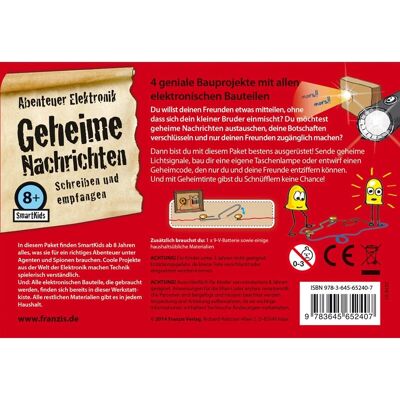 Franzis Verlag 3-645-65240-7 Jouet Scientifique pour Enfants - Chiffrement - Publicité Franzis Verlag 3-645-65240-7 Jouet Scientifique pour Enfants - Chiffrement - Publicité