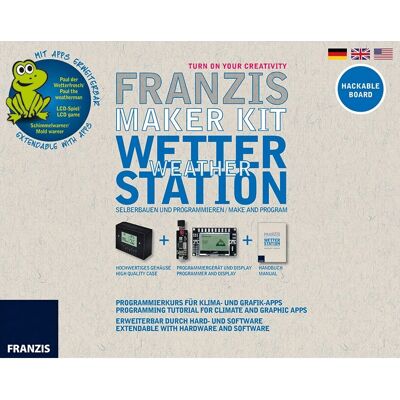 Franzis Station Météo - Kit Maker - Fabriquez votre station - Publicité Franzis Station Météo - Kit Maker - Fabriquez votre station - Publicité