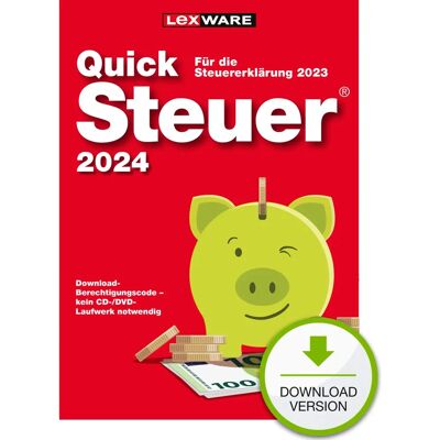 Lexware QuickSteuer 2024 - Skatteprogram Lexware QuickSteuer 2024 - Skatteprogram