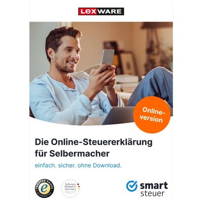 Lexware Smartsteuer 2024 - Steuererklärung - Web-Software - 1 Lizenz Lexware Smartsteuer 2024 - Steuererklärung - Web-Software - 1 Lizenz