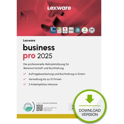 Lexware Business Pro 2025 - Buchhaltungssoftware, 1 Jahr Lexware Business Pro 2025 - Buchhaltungssoftware, 1 Jahr