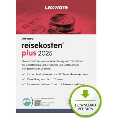 Lexware Reisekosten Plus 2025 Download Jahresversion - Buchhaltung Lexware Reisekosten Plus 2025 Download Jahresversion - Buchhaltung