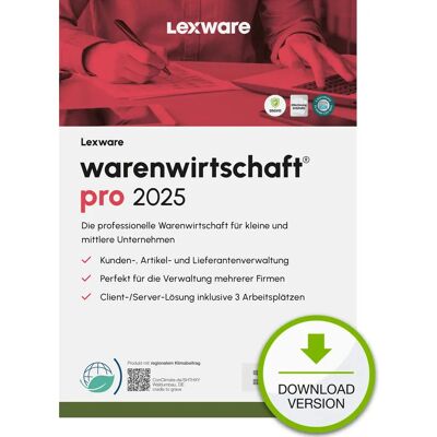 Lexware Warenwirtschaft Pro 2025 - 1 Jahr, Merchandise Management Lexware Warenwirtschaft Pro 2025 - 1 Jahr, Merchandise Management
