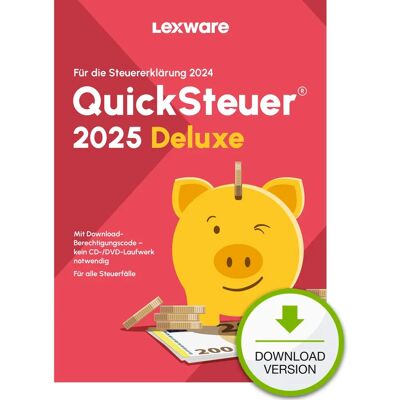 Lexware QuickSteuer Deluxe 2025 - Steuersoftware Lexware QuickSteuer Deluxe 2025 - Steuersoftware