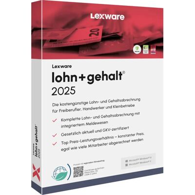 Lexware lön+Gehalt 2025 - Lönekalkylator - 1 år Lexware lön+Gehalt 2025 - Lönekalkylator - 1 år