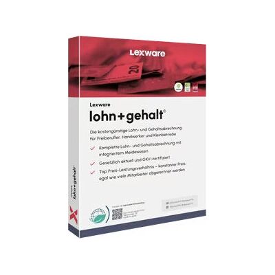Lexware - Lohn+gehalt 2026 - Minibox - Buchhaltungssoftware Lexware - Lohn+gehalt 2026 - Minibox - Buchhaltungssoftware