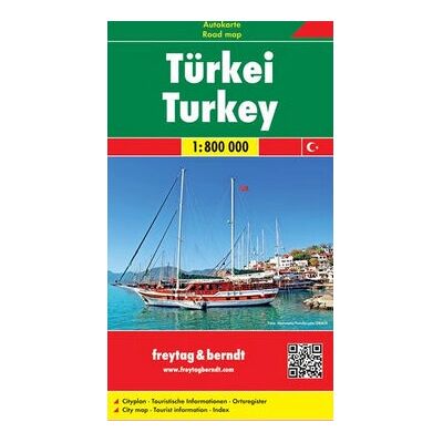 Freytag & Berndt Turchia Carta stradale 1:800000 Mappa Freytag & Berndt Turchia Carta stradale 1:800000 Mappa