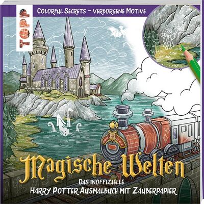 TOPP Verlag 28008 Zauberbuch - Malbuch für Magie TOPP Verlag 28008 Zauberbuch - Malbuch für Magie