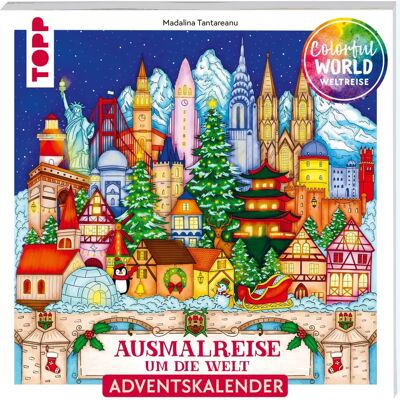 TOPP Verlag Reise-Ausmalbuch - Festliche Weihnachtsmotive TOPP Verlag Reise-Ausmalbuch - Festliche Weihnachtsmotive