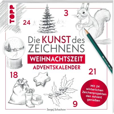 TOPP Verlag Art du Dessin Calendrier de l'Avent - Publicité TOPP Verlag Art du Dessin Calendrier de l'Avent - Publicité