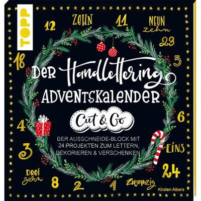 TOPP Verlag 4747 - Handlettering Adventskalender Bastelset Weihnachten - 24 Projekte TOPP Verlag 4747 - Handlettering Adventskalender Bastelset Weihnachten - 24 Projekte