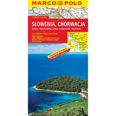 Marco Polo - Länderkarte Slowenien Kroatien 1:800.000 - - Map - Publicité Marco Polo - Länderkarte Slowenien Kroatien 1:800.000 - - Map - Publicité
