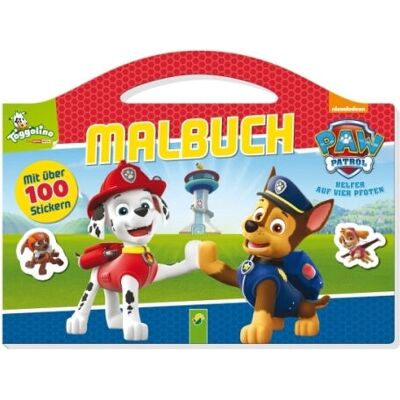 PAW Patrol Malbuch - 96 Seiten & 100 Sticker PAW Patrol Malbuch - 96 Seiten & 100 Sticker