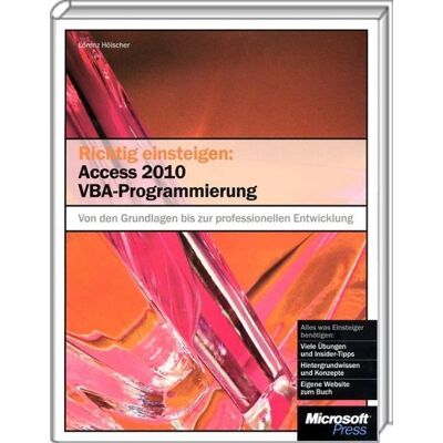 Microsoft Access 2010 VBA Programmierung Buch - Deutsch Microsoft Access 2010 VBA Programmierung Buch - Deutsch