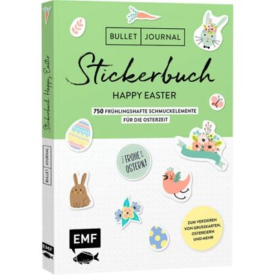 EMF Frohe Ostern Kinder-Sticker - Stickerbuch - 750 Frühlingshafte Dekorationen - Ostern EMF Frohe Ostern Kinder-Sticker - Stickerbuch - 750 Frühlingshafte Dekorationen - Ostern