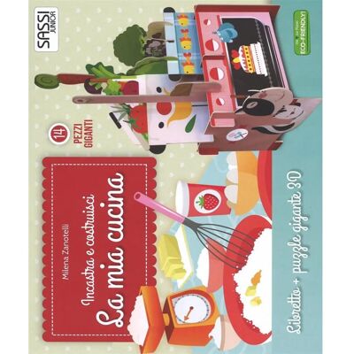 Sassi Junior Incastra E Costruisci - La Mia Cucina - Libro puzzle per bambini Sassi Junior Incastra E Costruisci - La Mia Cucina - Libro puzzle per bambini