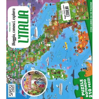 Sassi Junior Viaggia, Conosci, Esplora - Libro per bambini sull'Italia Sassi Junior Viaggia, Conosci, Esplora - Libro per bambini sull'Italia