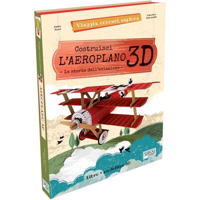 Sassi Junior - Aeroplano 3D - 3D - Colore - Educational toy Sassi Junior - Aeroplano 3D - 3D - Colore - Educational toy