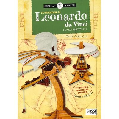 Sassi Junior Máquinas voladoras de Leonardo da Vinci - Libro para niños Sassi Junior Máquinas voladoras de Leonardo da Vinci - Libro para niños