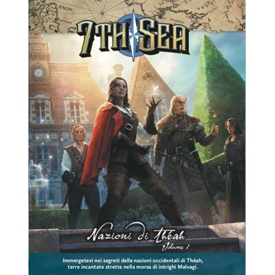 Asmodee 7th Sea Nationen von Theah Vol. 1 Rollenspiel-Erweiterung Asmodee 7th Sea Nationen von Theah Vol. 1 Rollenspiel-Erweiterung