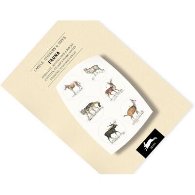 Pepin van Roojen Fauna Libro di Adesivi - Bambini Etichette e Nastro Pepin van Roojen Fauna Libro di Adesivi - Bambini Etichette e Nastro
