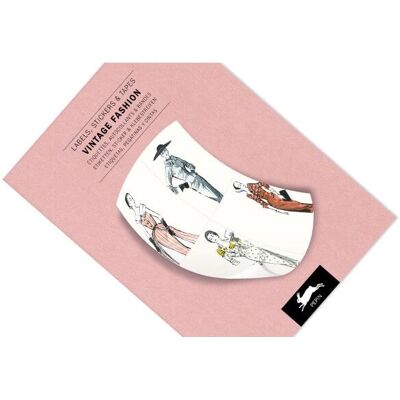 Pepin Press Vintage Fashion - Label & Sticker Book Pepin Press Vintage Fashion - Label & Sticker Book